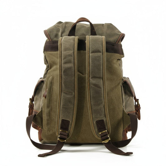 Classic Canvas Backpack - Travel Base Works - Backpack