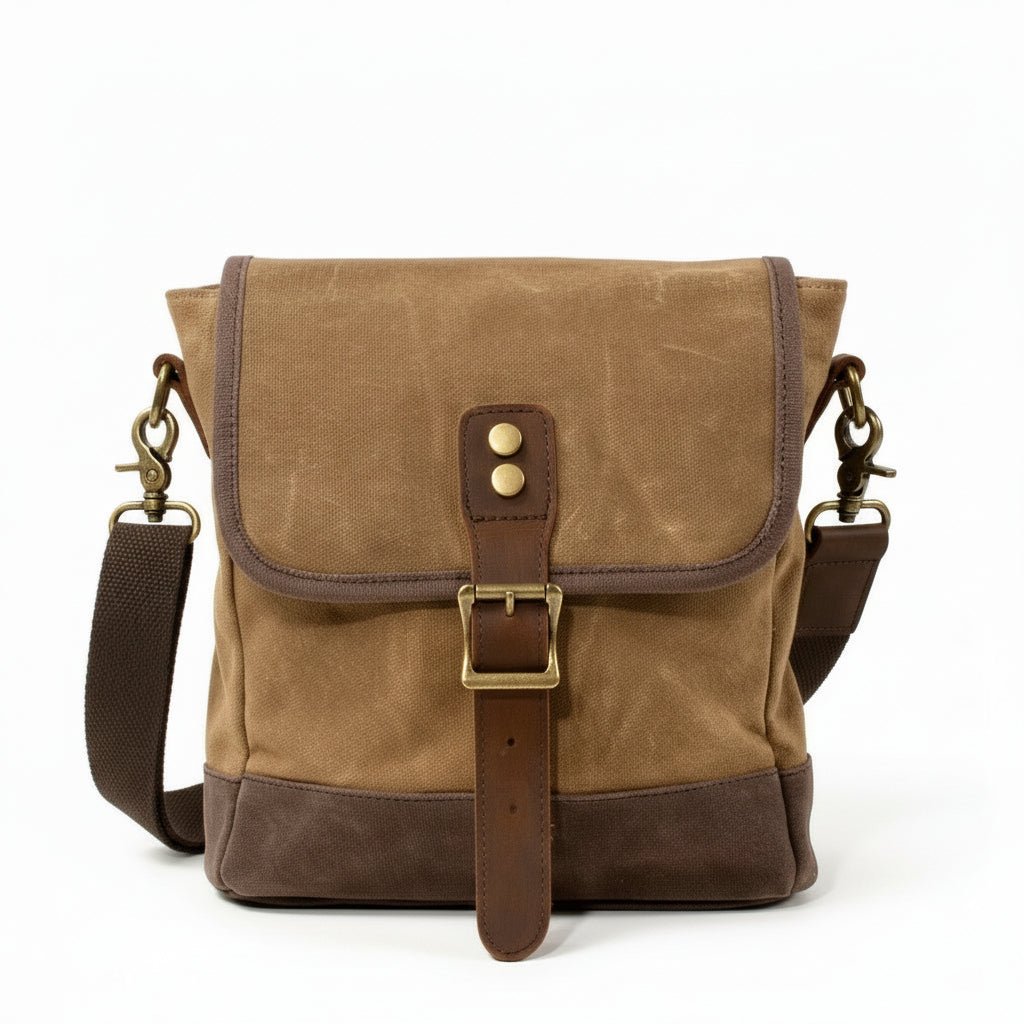 Canvas Messenger Shoulder - Travel Base Works - 
