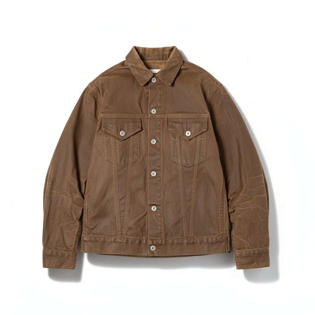 Canvas Waxed Jacket - Travel Base Works - 
