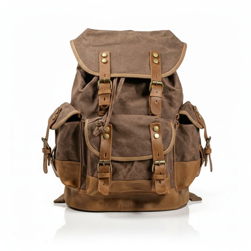 Classic Canvas Backpack - Travel Base Works - Backpack