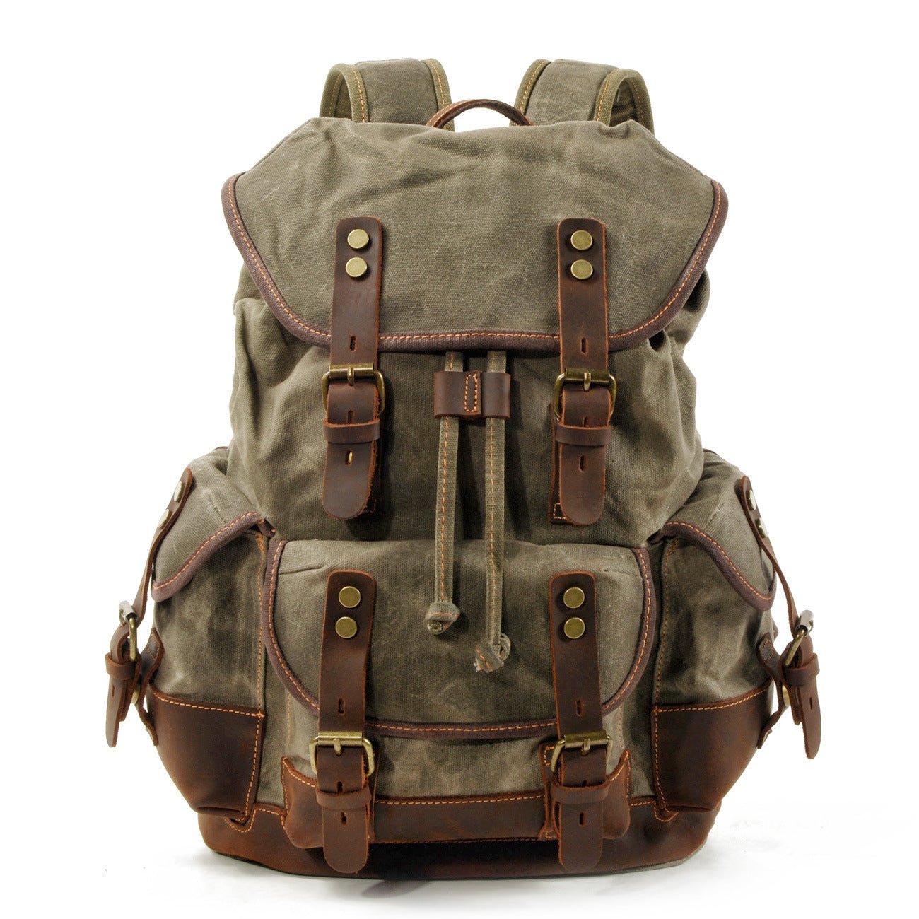 Classic Canvas Backpack - Travel Base Works - Backpack