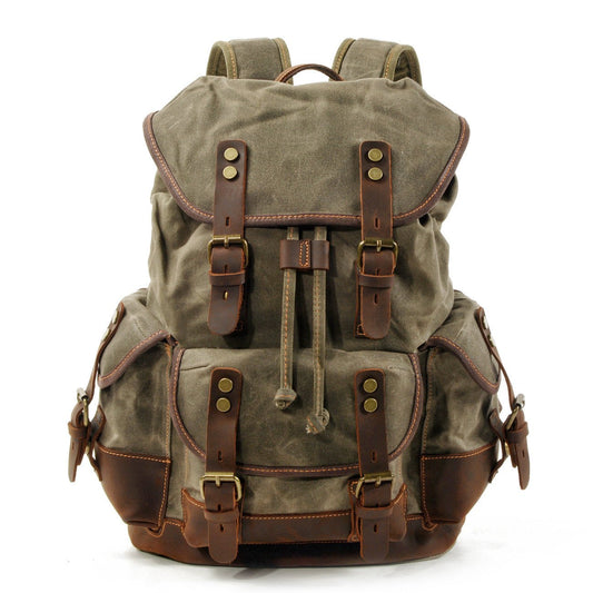 Classic Canvas Backpack - Travel Base Works - Backpack