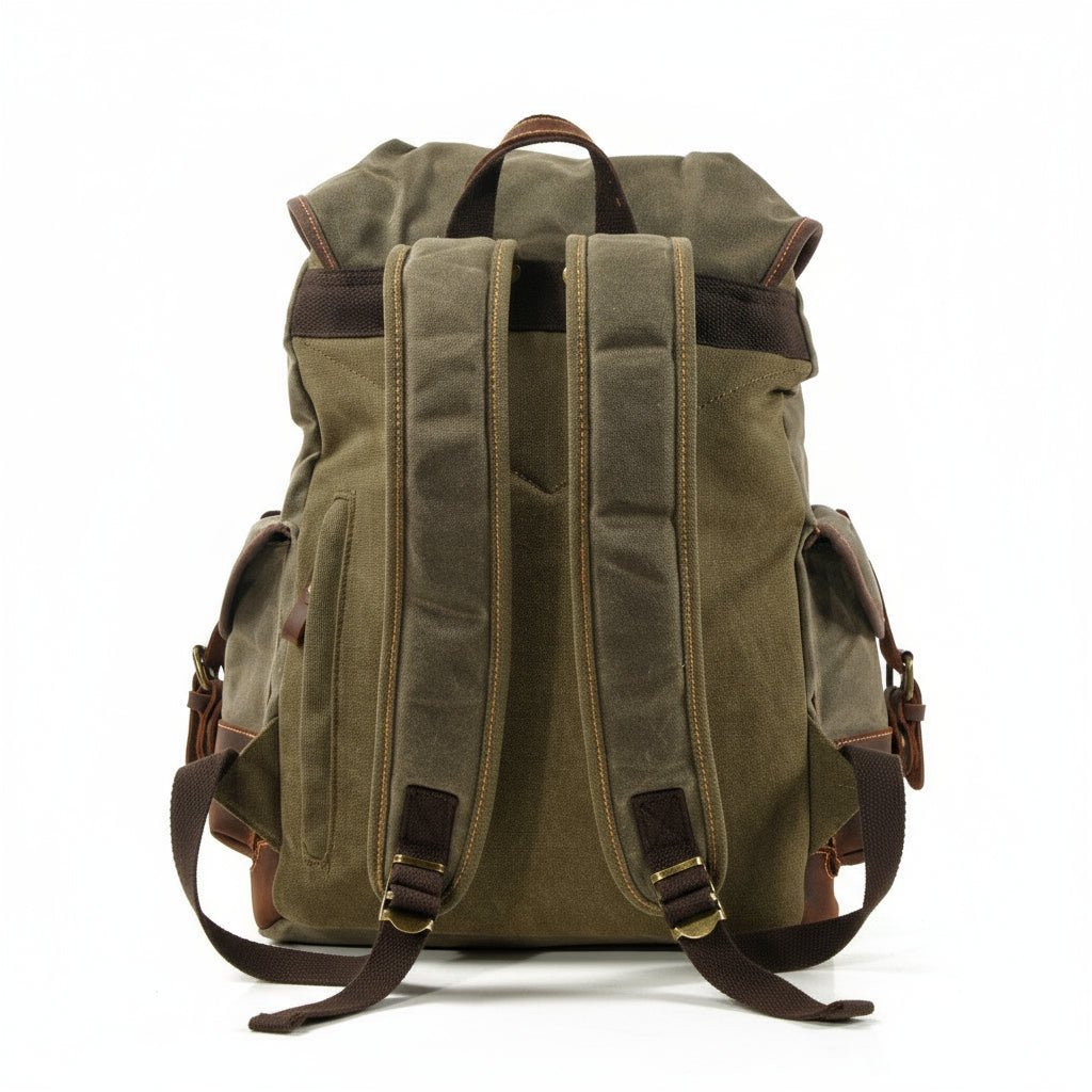 Classic Canvas Backpack - Travel Base Works - Backpack
