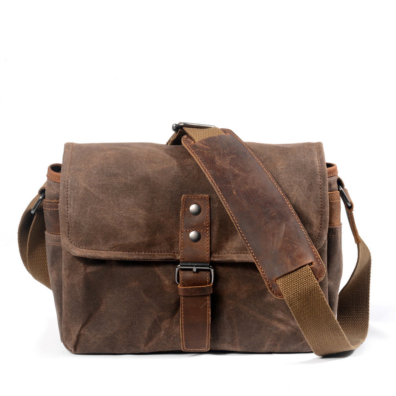 Classic Canvas Camera Messenger - Travel Base Works - Camera Bag