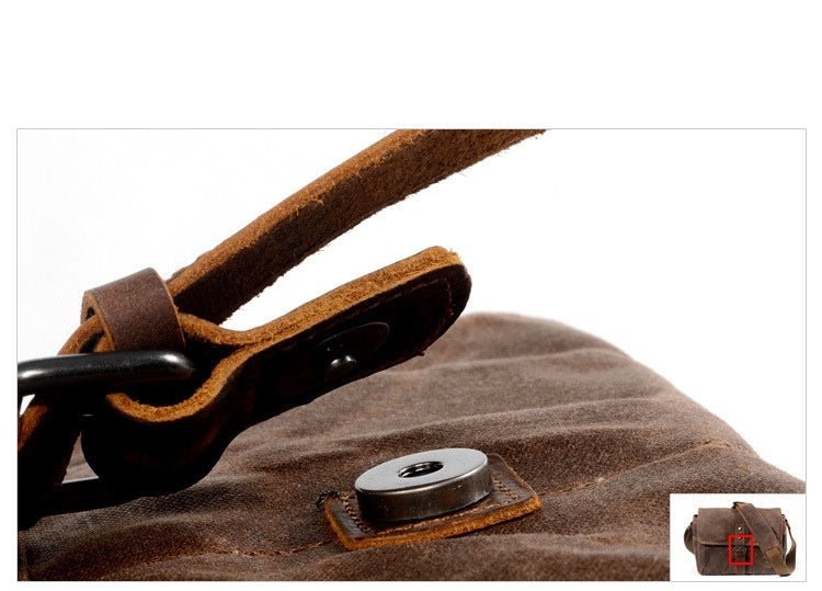 Classic Canvas Camera Messenger - Travel Base Works - Camera Bag
