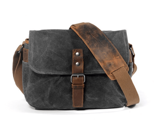 Classic Canvas Camera Messenger - Travel Base Works - Camera Bag