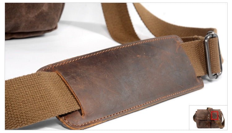 Classic Canvas Camera Messenger - Travel Base Works - Camera Bag