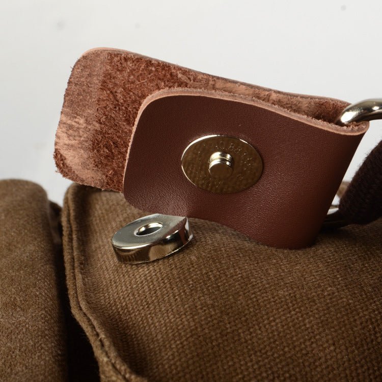 Classic Canvas Messenger Shoulder - Travel Base Works - 