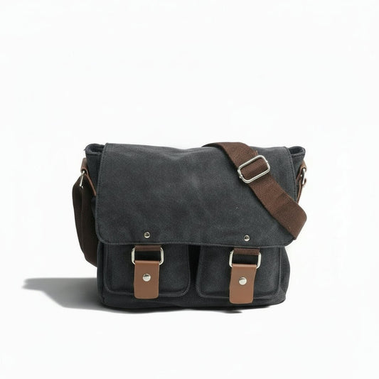 Classic Canvas Messenger Shoulder - Travel Base Works - 