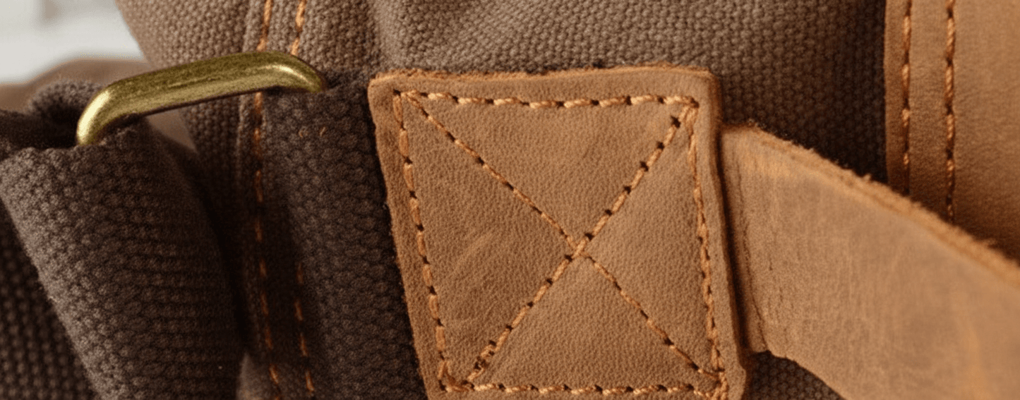 Heritage Canvas Shoulder Bag - Travel Base Works - Shoulder Bag