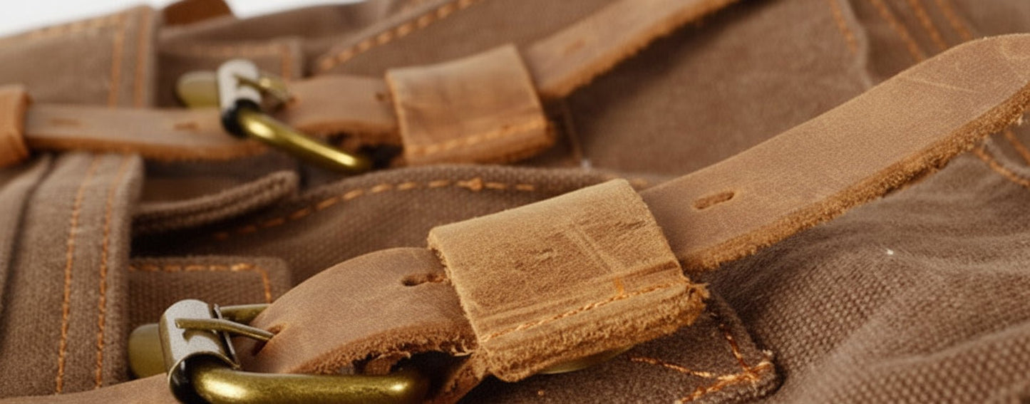 Heritage Canvas Shoulder Bag - Travel Base Works - Shoulder Bag